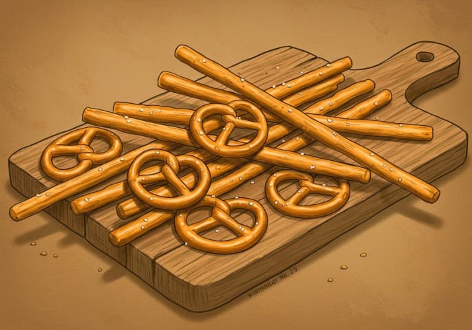 Image des Ancel sticks et bretzels, présentés sur un fond clair et élégant.