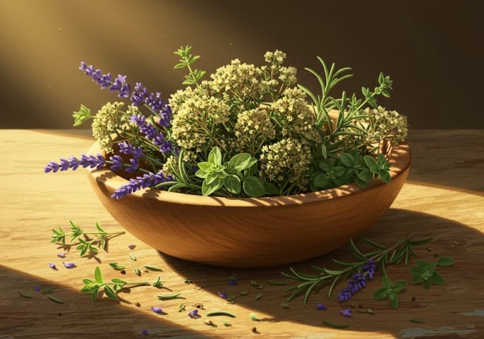 Image des Herbes de Provence de L'épicerie des 3 villages, aux Salces (34700).