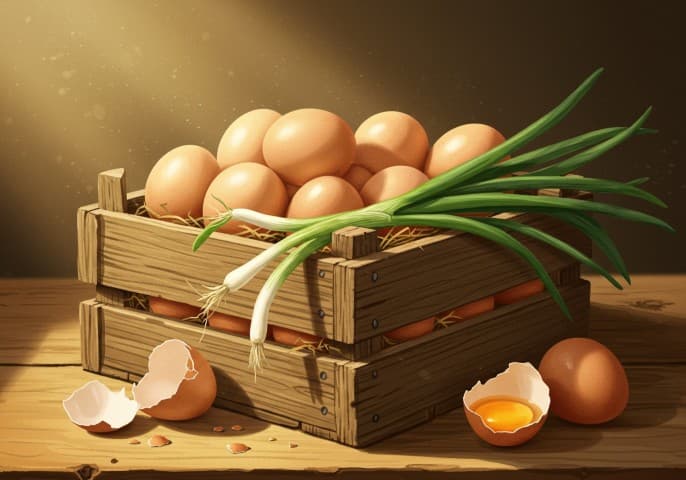 Image de plusieurs œufs frais, de couleur brun clair, disposés sur une surface en bois.