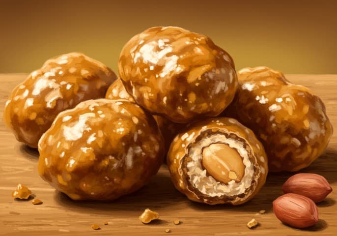 Image des Twinuts (cacahuètes enrobées) : un paquet de cacahuètes enrobées, appétissantes et prêtes à être dégustées.